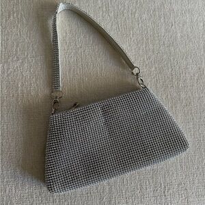 Elegant Silver Women's Handbag